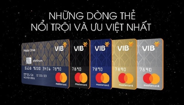 Thẻ tín dụng ngân hàng VIB thông dụng hiện nay